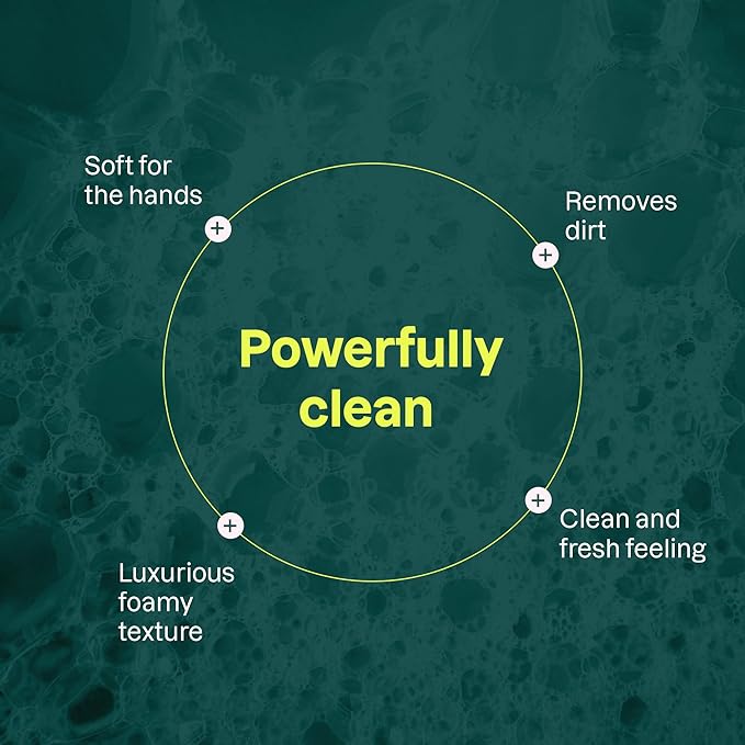 Bundle of ATTITUDE Foaming Hand Soap, Plant and Mineral-Based Ingredients, Vegan Personal Care Products, Green Apple & Basil, 10 Fl Oz + Bulk Refill, 35.2 Fl Oz