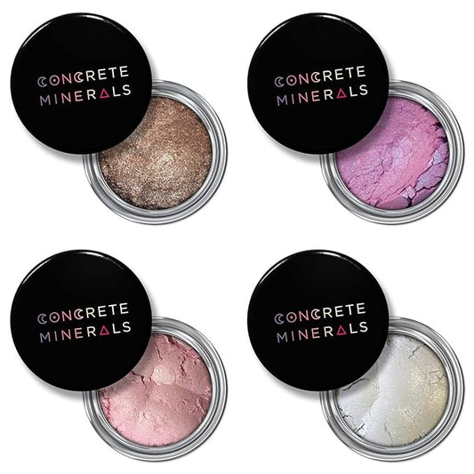 Concrete Minerals Eyeshadow, Silky- Smooth and Highly Pigmented, Longer-Lasting With No Creasing, 100% Vegan and Cruelty Free, Handmade in USA, 8 Grams Loose Mineral Powder (Venus)