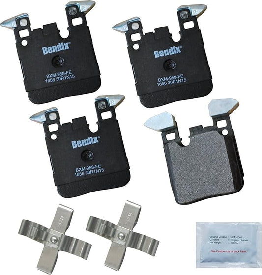 Bendix Priority1 CFM1656 Rear Brake Pads for BMW 120i,220i,228i,xDrive,230i,235i,318i,320i,328i,GT 330i,335i,340i,420i,Gran Coupe,428i,430i,435i,440i,ActiveHybrid 3,M2,M3,M4,M135i,M140i,M235i,M240i