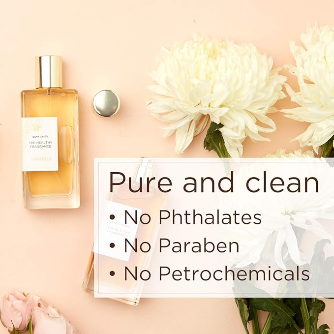 Lavanila Roller Perfume Set of 2, Includes Pure Vanilla + Vanilla Grapefruit - The Healthy Fragrance for Women, Clean and Natural