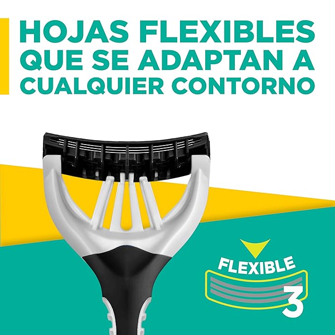 Wilkinson Sword Xtreme 3 Black Edition - Disposable 3-Blade Razors with Flexible Head | Flexible Comfort Technology - Format: Maxi Pack 10 Units