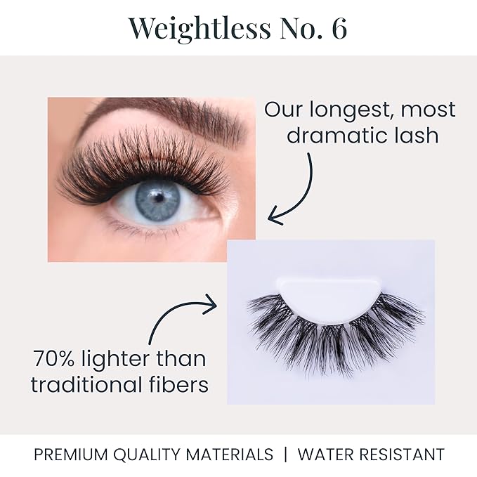 FlutterHabit Weightless Collection, DIY lash Extensions [1 month], Lash Clusters for Women, Salon Quality At Home Eyelash Extension Kit, Dramatic False Lashes (Full Drama),No Lash Glue Included
