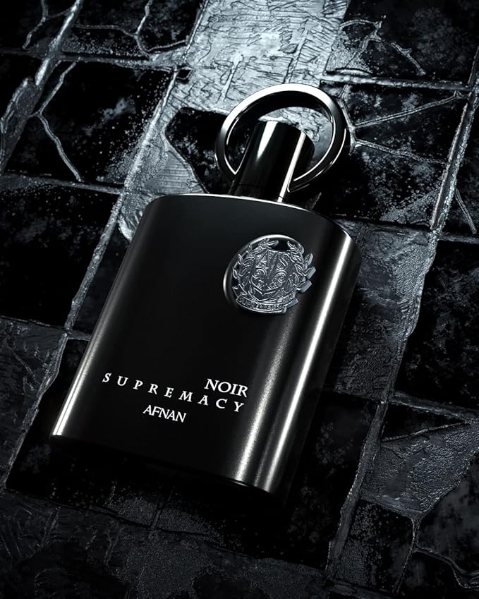 Afnan Supremacy Noir Eau de Parfum for Men, 3.4 Fl. Oz