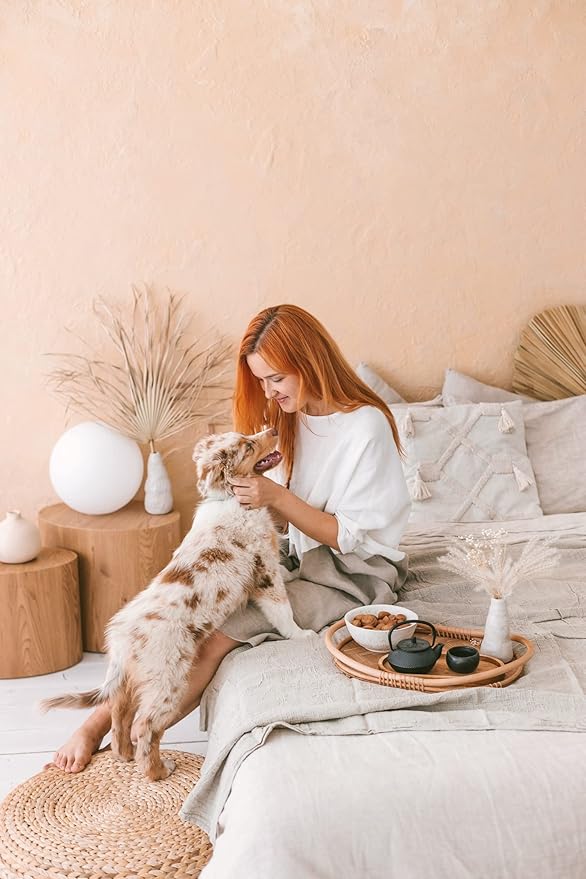 100% Linen Bed Throw Blanket - Extra Large Bath Towel 60x80-inch Natural Waffle Weave Flax Linen Oversized Beach Towel, Lightweight Absorbent Thin Bath Sheets Towels for Adults, Quick-Drying XL