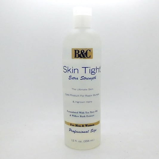 B&C Skin Tight Product for Razor Bumps & Ingrown Hairs-Extra Strength(12 oz)