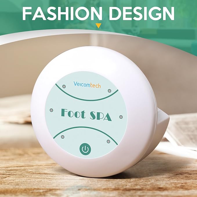 Portable Ionic Detox Foot Bath Machine, Ionic Detox Foot Spa Chi Cleanse with 5 Liners for Home Use Spa Club Salon or Holiday Travel Gift US Stock(Tub not Include)