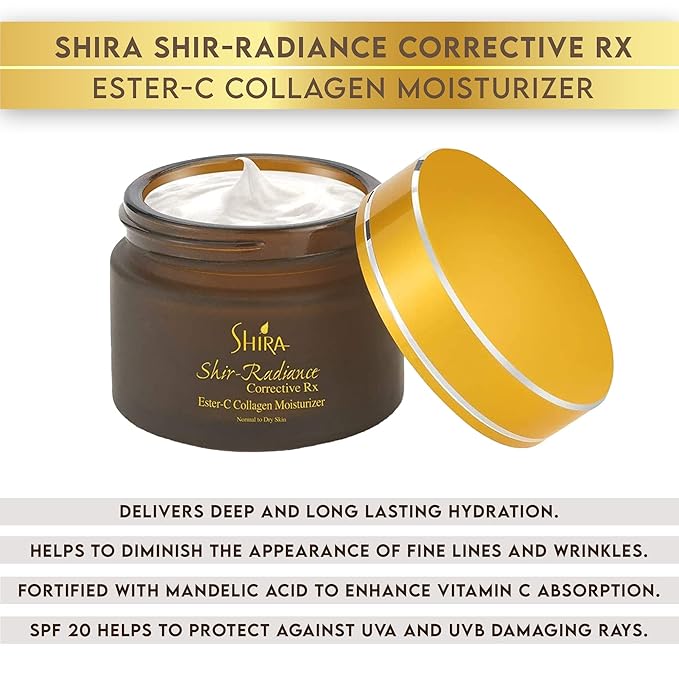 Shir-Radiance Corrective Rx Ester-C Collagen Moisturizer Rich In Vitamin C Protection From UVA UVB Rays Fine Lines And Wrinkles.(50ml)