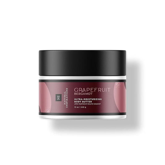 Natural Inspirations Grapefruit Bergamot Ultra-Moisturizing Body Butter 12oz