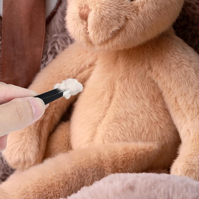 64Pcs Slanted Lash Tweezer for Women Men, Professional Stainless Steel Tweezers High Precision Tweezers Bulk for Ingrown Hair Removal Eyelash Extension Plucking Blackhead