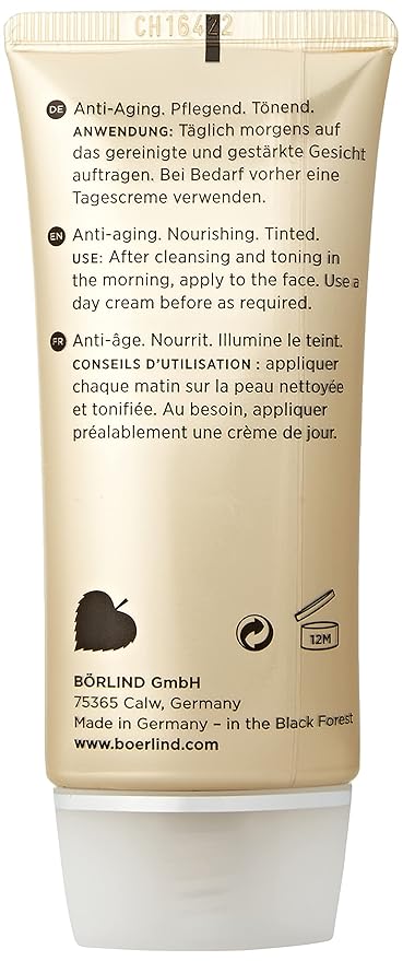 ANNEMARIE BÖRLIND - BB CREAM - beige - tinted, moisturizing & balancing beauty balm, facial care with macadamia nut oil, light coverage, vegan 1.69 Fl. Oz.