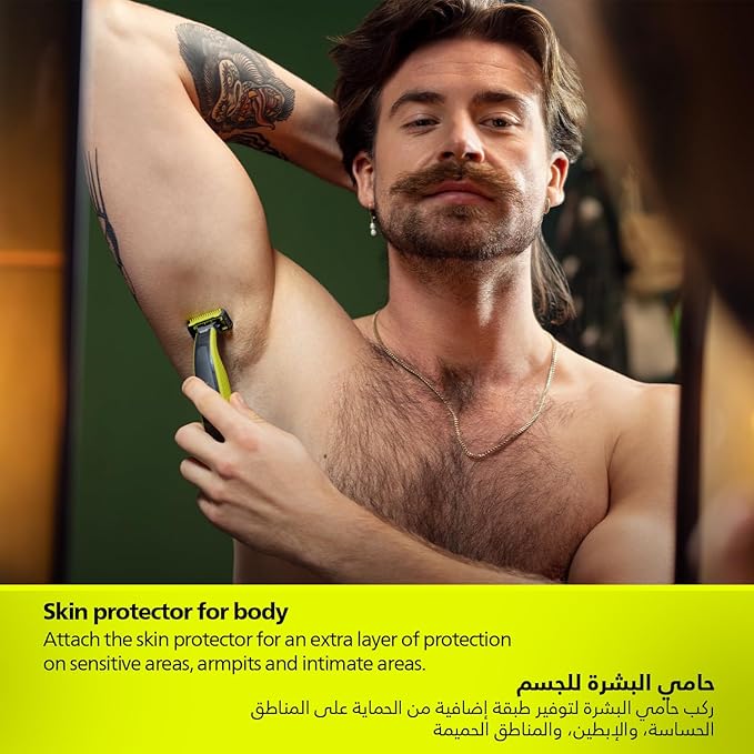 Philips OneBlade Replacement Blades for Face/Body Kit Original Replacement Blades Compatible with all OneBlade Electric Razors QP2630