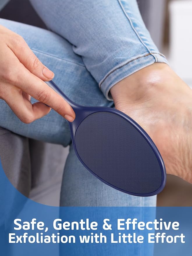 Glass Foot File Bundle 2 Sided Coarse & Fine Pink and Navy