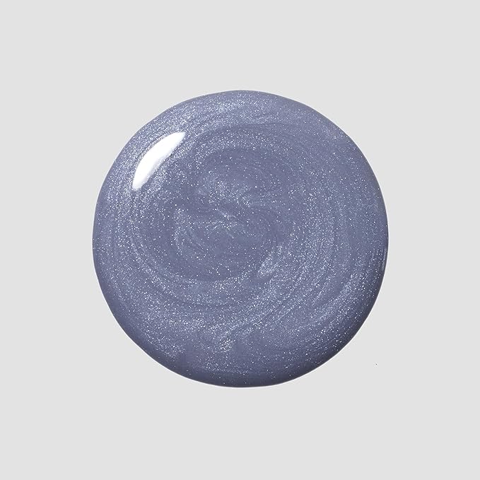 Dazzle Dry Nail Lacquer (Step 3) - Blue Moon - A muted slate blue gray with shimmer. Full coverage shimmer. (0.5 fl oz)