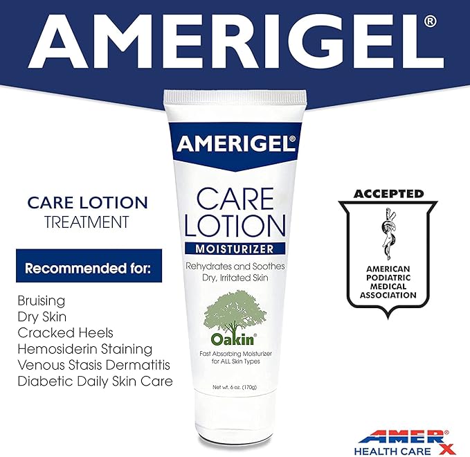 AMERIGEL - Bundle of 1oz Hydrogel Wound Dressing and 6oz Care Lotion
