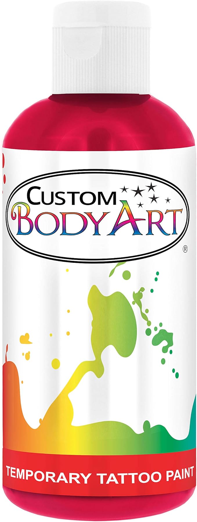 8-Ounce Pink Temporary Airbrush Tattoo Body Art Paint Alcohol Based