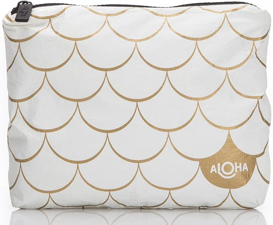 ALOHA Collection Small Pouch | Lightweight, Packable, and Splash-Proof Makeup Pouch | Easy to Clean
