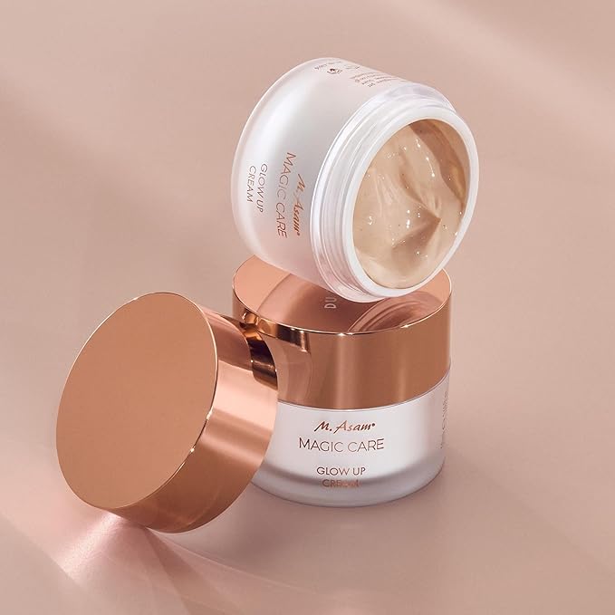 M. Asam MAGIC CARE Glow Up Cream (1.69 Fl Oz) - Light facial cream with immediate & long-term glow effect, skincare for fresh and youthful complexion, ideal as day care & as make-up base.