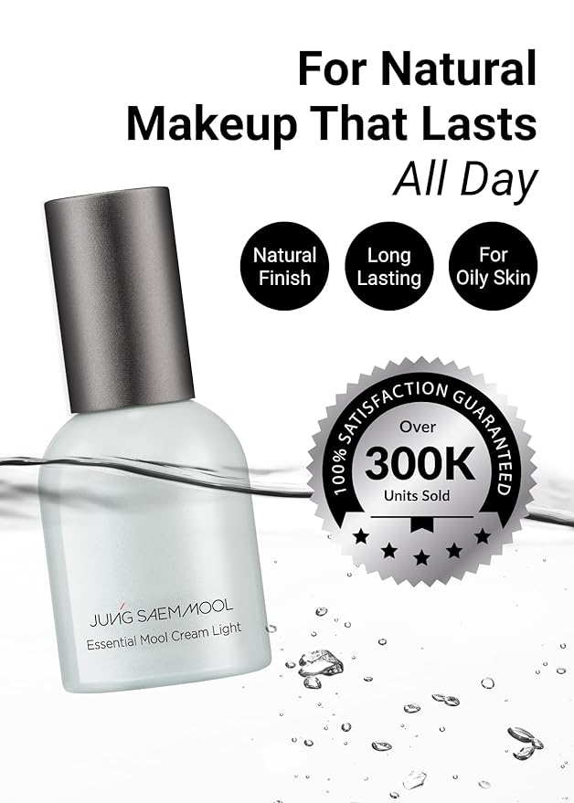 [JUNGSAEMMOOL OFFICIAL] Essential Mool Cream Light 1 oz | Hydration Moisturizer | for Combination, Oily Skin