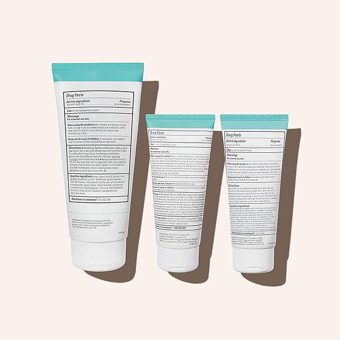 Proactiv+ 3 Step Advanced Skincare Acne Treatment – Salicylic Acid Face Wash, Benzoyl Peroxide Pore Minimizing Treatment, and Salicylic Acid Hydrating Moisturizer - 90 Day Complete Acne Skin Care Kit