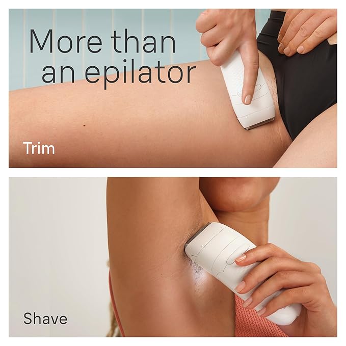 Braun Silk-epil 5 Epilator, Hair Removal Device, Women Shaver & Trimmer, Wet & Dry, Includes Shaver Head & Trimmer Comb, SE5-041, Grey