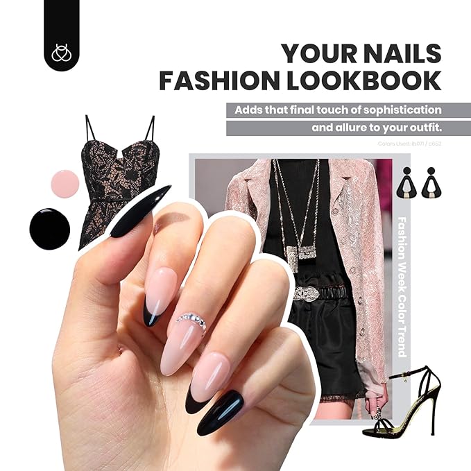 beetles Gel Polish 44pcs Gel Nail Polish Set 36 Colors Nail Polish Set with Base Coat Glossy Matte Glitter Top Coat Nude White Pink Red Blue Gel Gifts for Mom Colorful Muse Collection