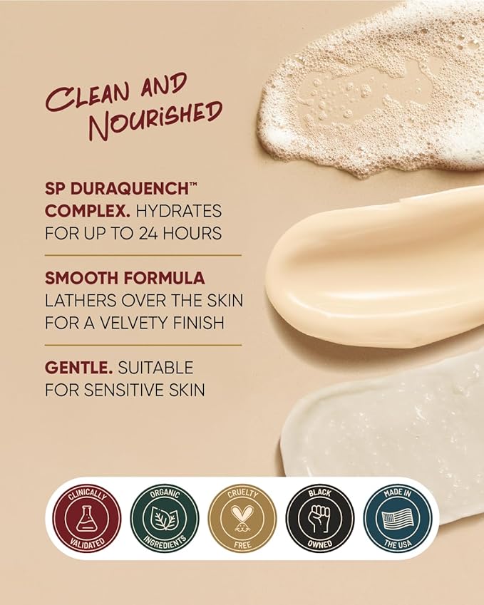 Buttah Skin by Dorion Renaud Buttah Body Trio for Melanin Rich Skin | Egyptian CocoShea Body Wash 10oz | Oatmeal Shea Bar 100g | Whipped Body Butter 4oz | Black Owned Skincare for Men & Women