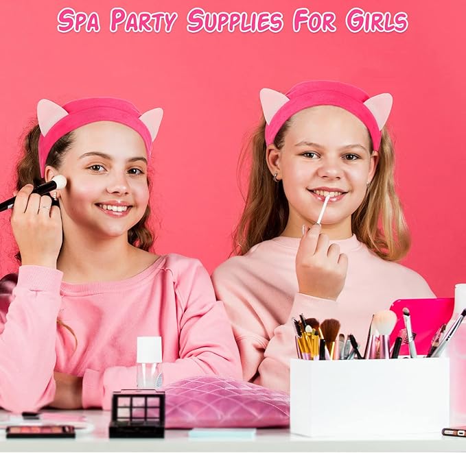 20 Pcs Spa Party Supplies Include Kimono Robe Spa Headband Disposable Foam Pedicure Slippers Mask Washbasin for Salon Pedicure Washing Shower, Size 10