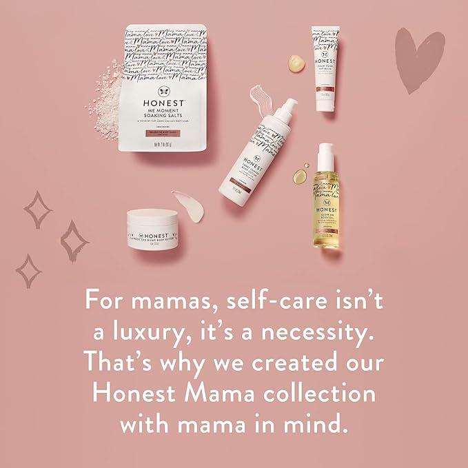The Honest Company Honest Mama Body + Belly Bump Love Bundle | Moisturizing, Plant Based Oil + Stretch Mark Butter Cream