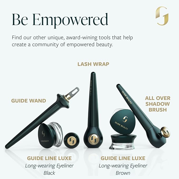GUIDE Beauty Brow Moment, One-Stop Brow Gel with a Fine Tip Brush to Expertly Fill, Shape & Set Brows, Patented GUIDE Ring for an Easy, Secure Hold (Medium)