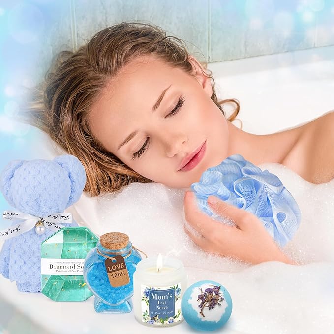 Mothers Day Gifts for Mom, Unique Birthday Gift for Mom, Gifts for Mom from Daughter Son, Mom Christmas Gifts, Best Mom Gifts, Presents for Mom, Mom Gifts, Relaxing Spa Bath Set for Mama 20oz Tumbler