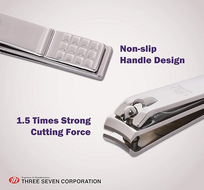 Korean Nail Clipper! World No. 1. Three Seven (777) Travel Manicure Grooming Kit Nail Clipper Set (9 PCs, 274AP), Made in Korea, Since 1975