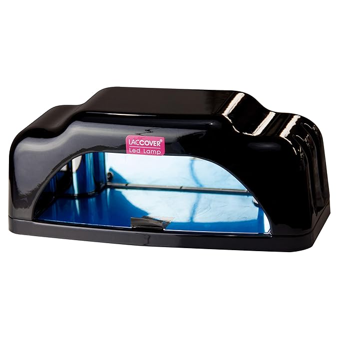 ONE SHOT LACCOVER - GEL NAIL POLISH SET KIT WITH 9W MINI LED LAMP, 7 PCS