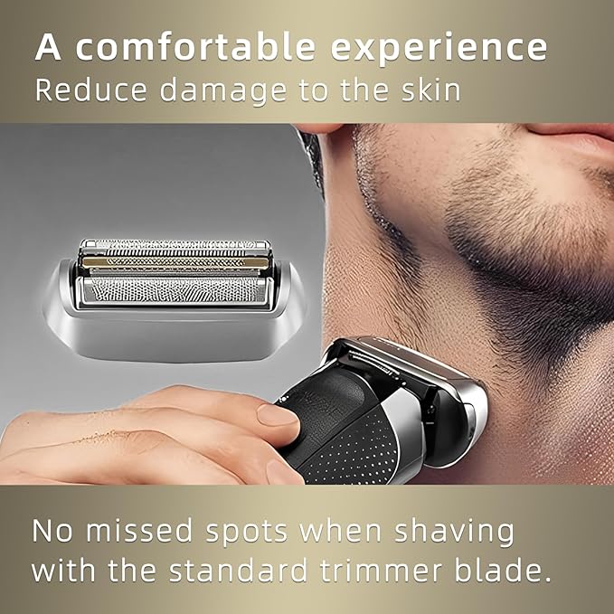 94M Series Razor Replacement Head Kit Compatible with Series 9 Aluminum Foil Electric Razors 9290cc, 9291cc, 9370cc, 9293s, 9385cc, 9390cc, 9330s, 9296cc and more