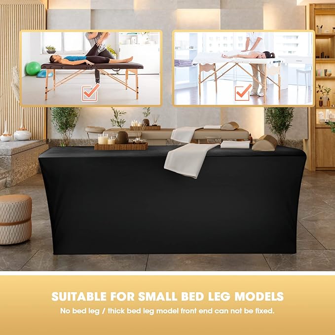 Onism Lash Bed Cover - Wipeable PU Leather Massage Table Cover, Waterproof, Soft Comfortable Spa Bed Cover, Suitable for Fits Grafting Eyelash Beds Massage Tables, Perfect for Salons Spa Home Use