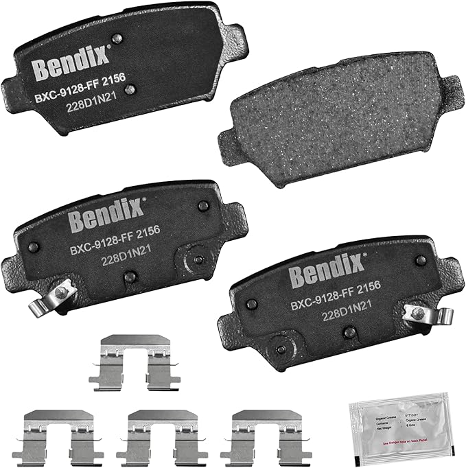 Bendix Priority1 CFC2156 Ceramic Rear Brake Pads for Mitsubishi Eclipse Cross 2020-2018, Eclipse Cross 2024-2022