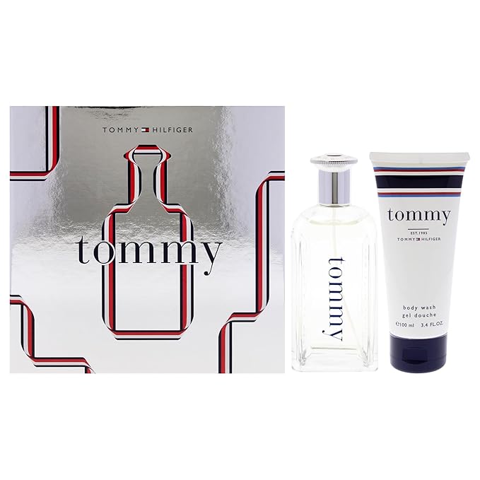 Tommy by Tommy Hilfiger for Men - 2 Pc Gift Set 3.4oz EDT Spray, 3.4oz Body Wash