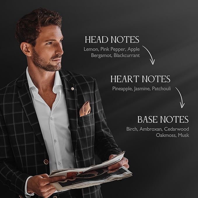 Valor's Path EDP Eau de Parfum for Men & Women – Citrus, Lemon, Fragrance summer scents with Amber & Sandal wood Fragrance– 3.4oz/100ml travel Gift Perfume