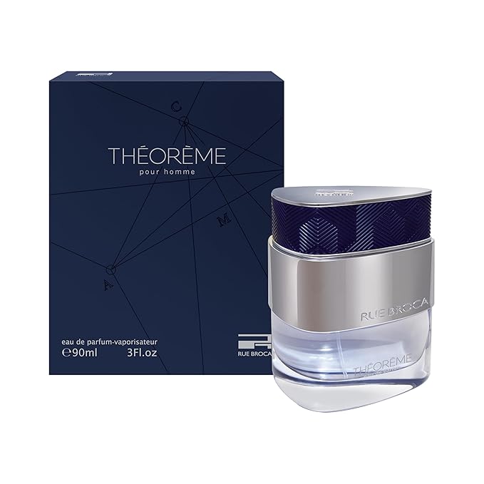 Theoreme Eau de Parfum Spray For Men, 3.0 Fl. Oz – Bold and Masculine Fragrance with Citrus, Amber, and Patchouli