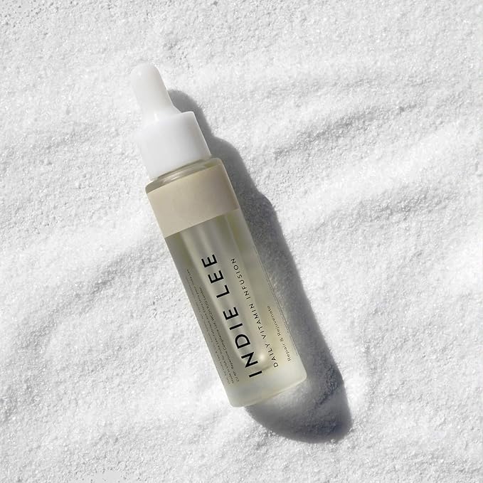 Indie Lee Daily Vitamin Infusion - Balancing Face Oil with Antioxidants, Rosehip Seed Oil + Squalane for Face Hydration - For Sensitive, Dry, Uneven + All Skin Types (30ml)