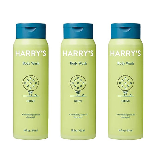 Harry's Men's Body Wash Shower Gel - Grove, 16 Fl Oz (Pack of 3)