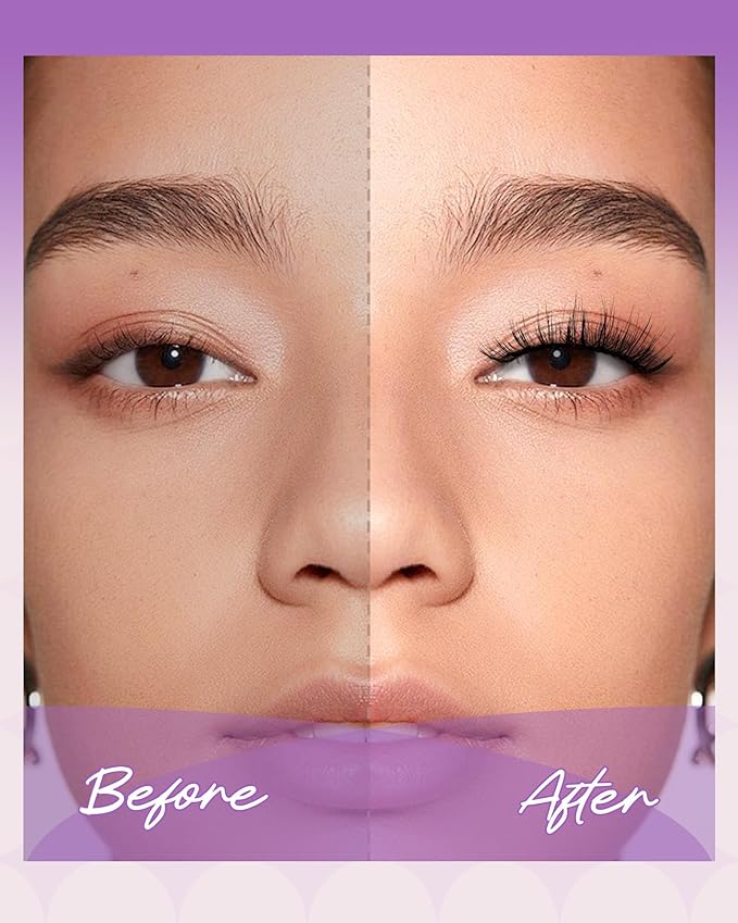 BEYELIAN Magnetic Eyelashes with Applicator, Soft Magnetic Eyelashes Natural Look No Glue Needed Reusable Magnet Lashes Kit Easy to Wear and Remove - 1 Pair (SME02)