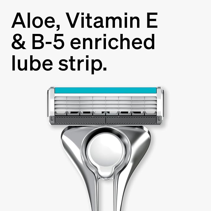 Schick Quattro Titanium 4-Blade Razors for Men | 1 Mens Razor Handle and 16 Refill Blades for Shaving