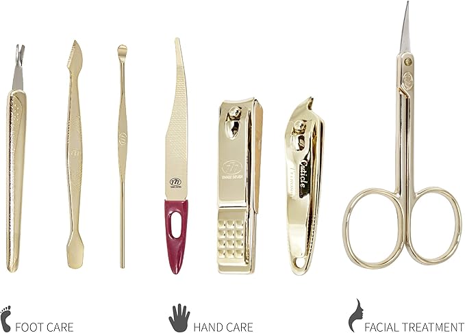 Three Seven 777, Nail Clipper Set 7pcs TS-4115, Made in Korea