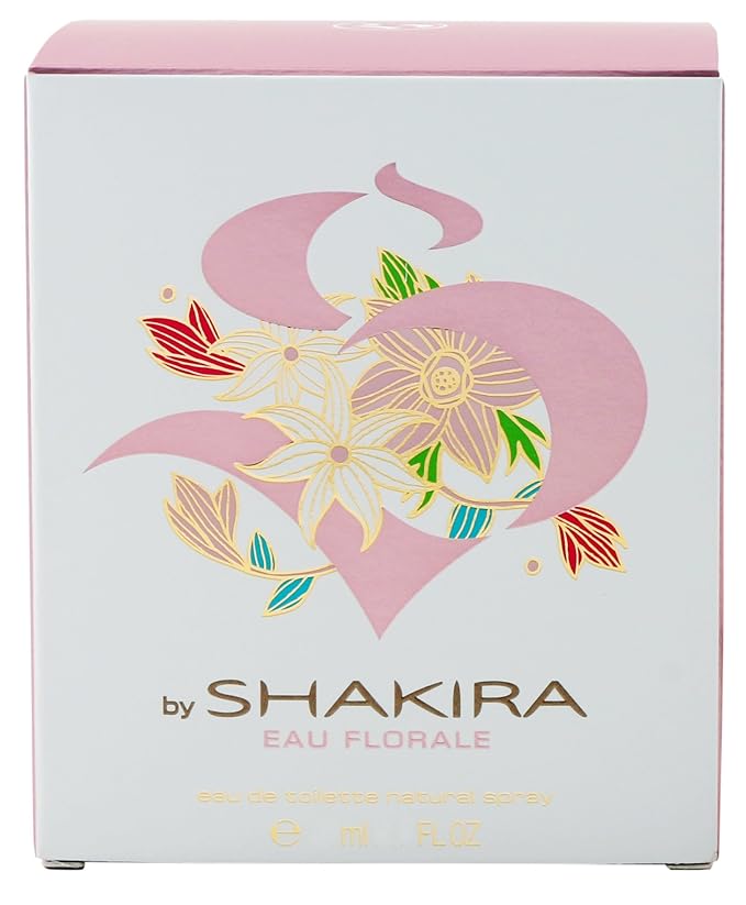 Shakira Perfumes - S Eau Florale for Women - Long Lasting - Femenine, Romantic and Charming Fragance - Fresh and Floral Notes - Ideal for Day Wear - 2.7 Fl Oz