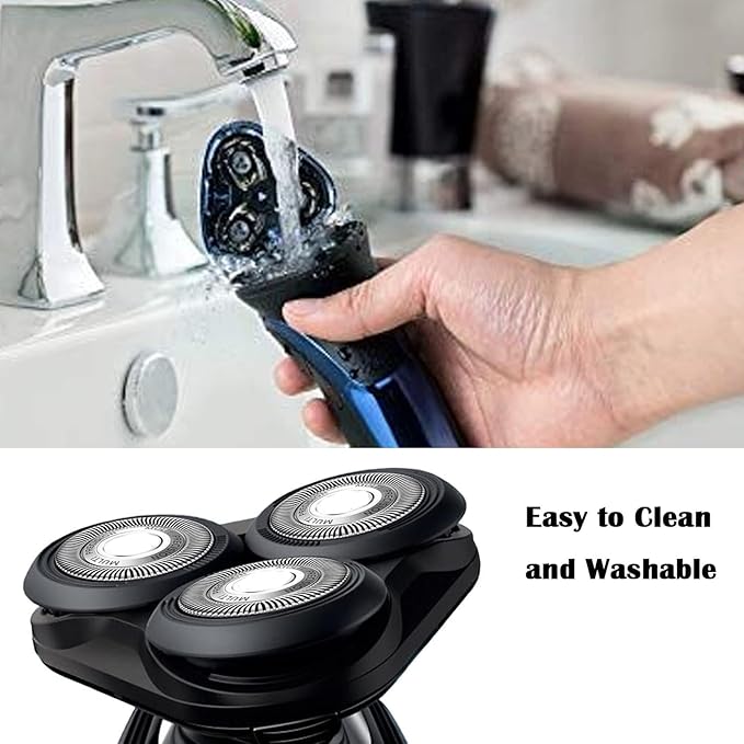 SH50/52 Replacement Blades Compatible with Noreclo Series 5000 Razors, Series 5000 SH50 Replacement Shaving Heads Blade for Electric Razor Series 5000 (S5xxx) ATXX (S5xxx) PTXX (PT8xx, PT7xx)