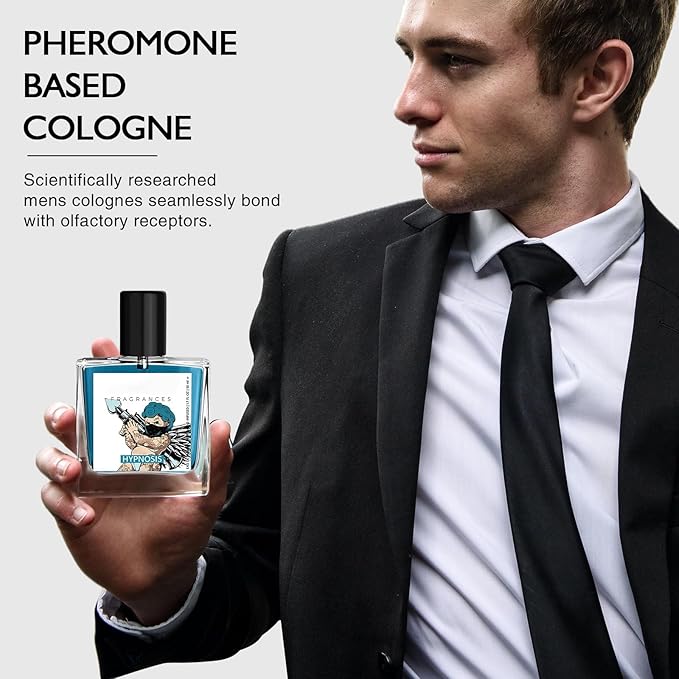 Hypnosis 2.0 Cologne for Men (Pheromone-Infused) - Long Lasting 50ml Fragrances | Pheromone Cologne | Enhance Attraction, Seductive Herbal Scent to Boost Confidence, Day or Night Wear, Gift for Him