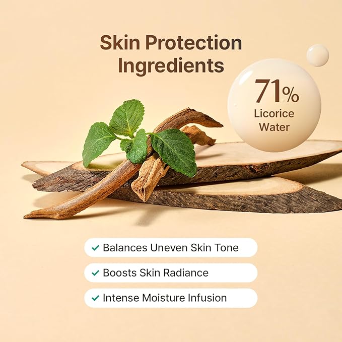 ACWELL Licorice pH Balancing Advanced Facial Serum Ampoule 1.01 fl.oz. - Radiance and Dark Spot care Face Serum for Dull Skin, Reduces Acne and Blemishes, Minimizes Fine Lines, Healthy Glow Skin