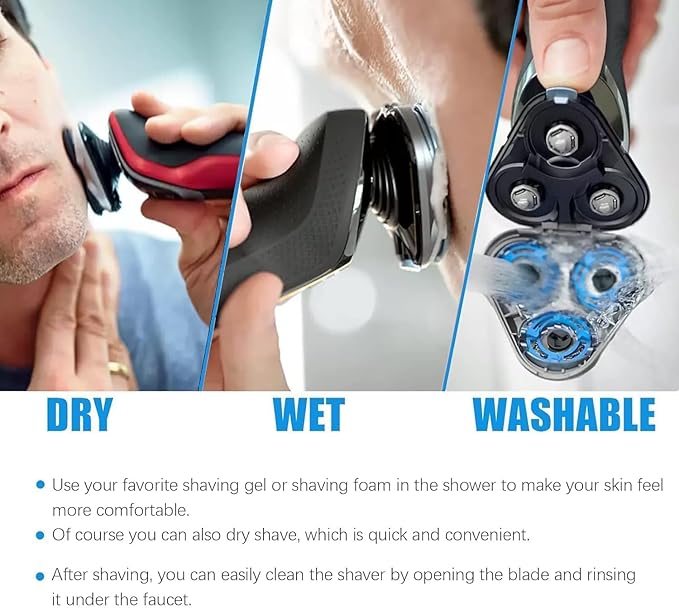 RQ11 Replacement Head Compatible with Philips Norelco Sensotouch 2D Electric Shaver for Norelco RQ11 Replacement Heads 1150x, 1160x, 1170x 1180x,New Upgraded Shaving Unit