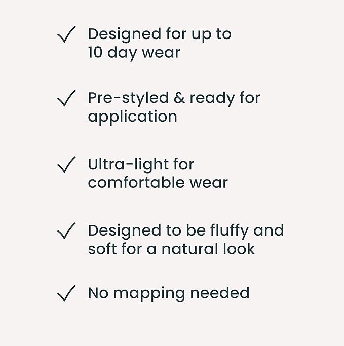 FlutterHabit Weightless Collection, DIY lash Extensions [1 month], Lash Clusters for Women, Salon Quality At Home Eyelash Extension Kit, Dramatic False Lashes (Dramatic), No Lash Glue Included