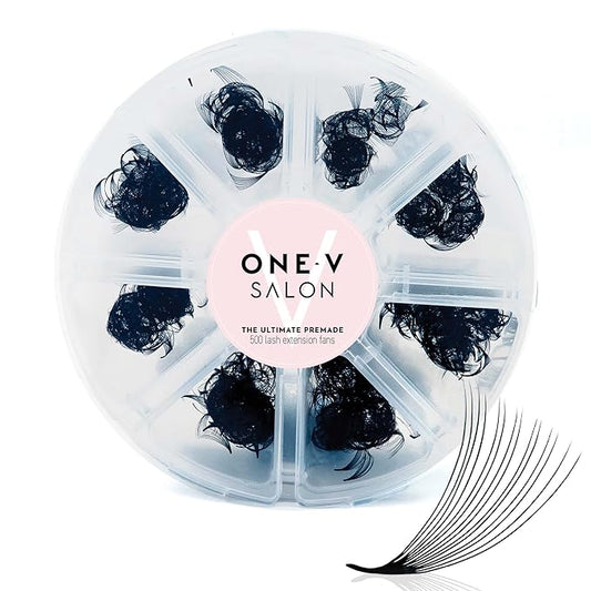 500 Loose Premade Fans Eyelash Extensions,C Curl Volume Lashes,10D 20D 14D-0.05 Thickness,9-16mm Fluffy Handmade Fan Mixed Tray